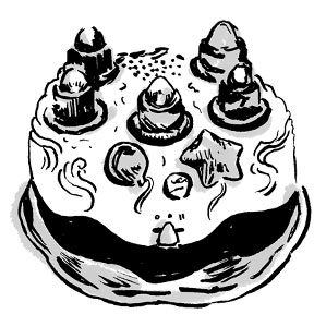 LF Counting Candles Birthday Cake